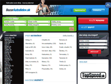 Tablet Screenshot of bazarautodielov.sk